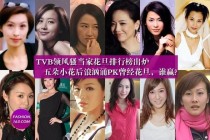 女港星排行榜？TVB十大当家花旦？ 