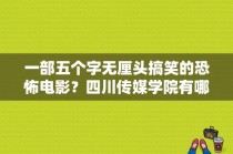 一部五个字无厘头搞笑的恐怖电影？四川传媒学院有哪些明星？ 