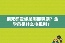 到死都爱你是哪部韩剧？金学范是什么电视剧？ 