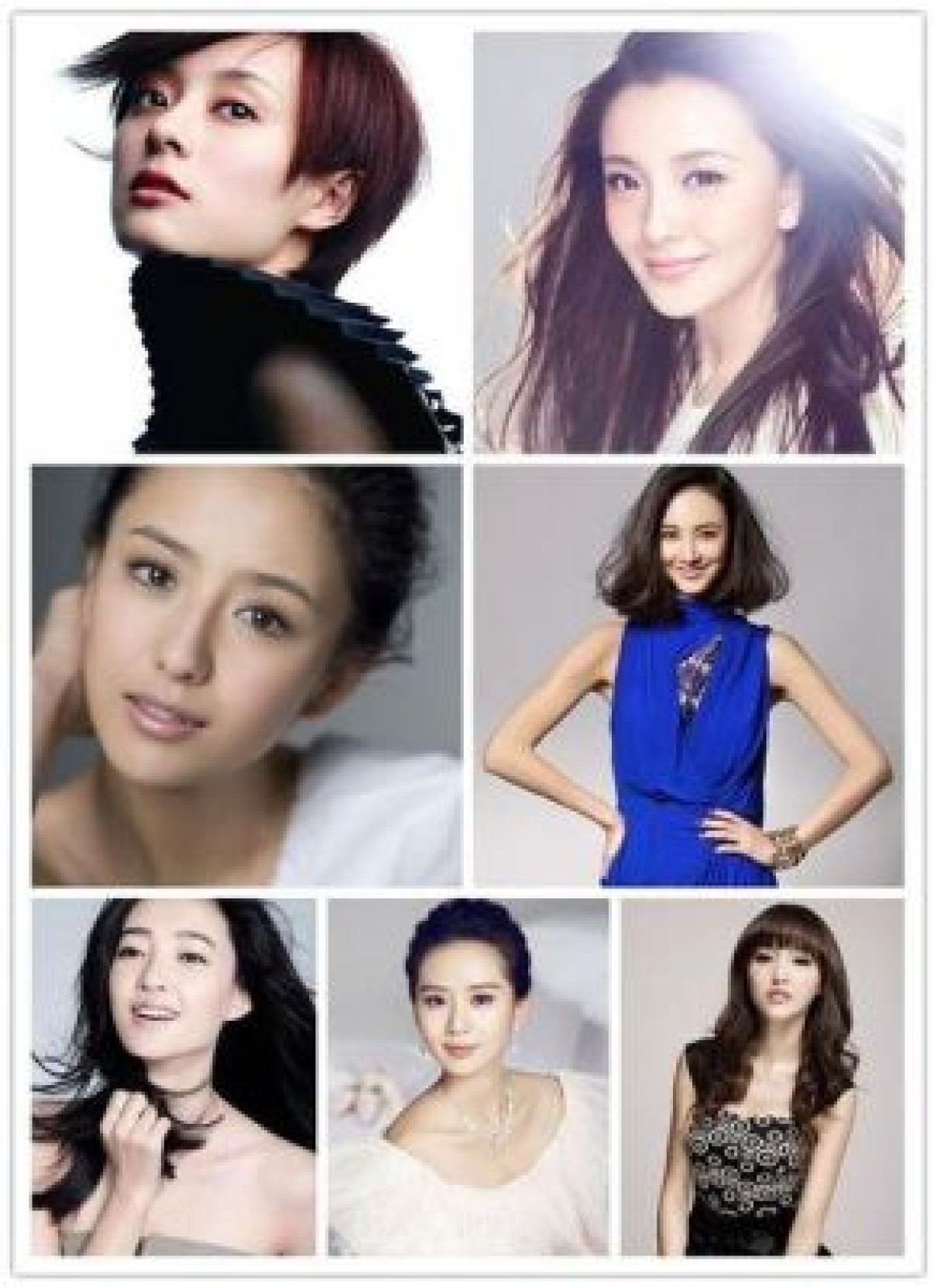 中国一共有多少个女明星？中国内地女演员名单？ 
