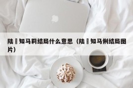 陆垚知马莉结局什么意思（陆垚知马俐结局图片）