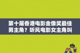 第十届香港电影金像奖最佳男主角？听风电影女主角叫什么？ 