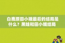 白鹿原田小娥最后的结局是什么？黑娃和田小娥结局 