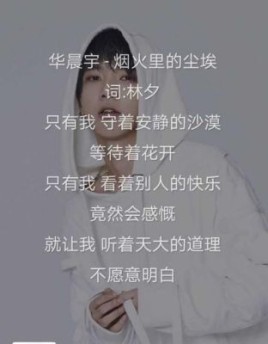 类似华晨宇《烟火里的尘埃》或王思远的《她》风格的歌？女演员王思远 